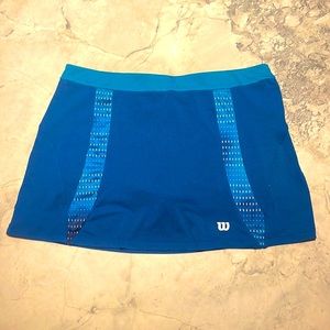 Gorgeous Blue Wilson Tennis Skort 13”. EUC.